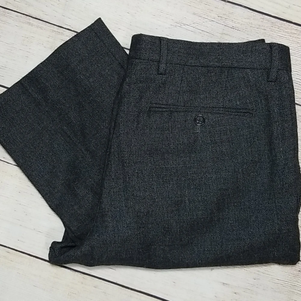 Banana Republic Grey Wool Classic Fit Pants